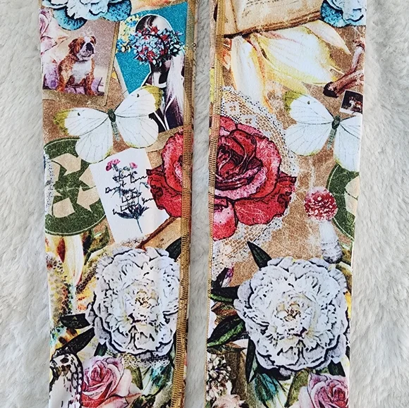 🐦‍🔥🪸🌹🦋🐞Rare, discontinued Niyama Sol barefoot leggings size S - Picture 9 of 16